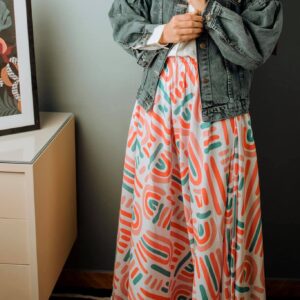 بنطلون وايد ليج